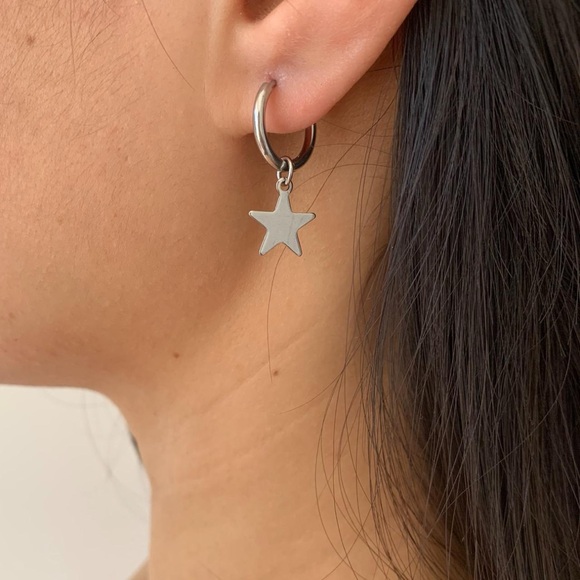 Y2K star earrings - Picture 1 of 2